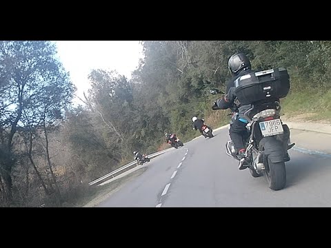 Sortida motorista a Collada de Bracons. Santa Fe, Arbúcies, Llémena,   Collformic, Dc.2025-02-26