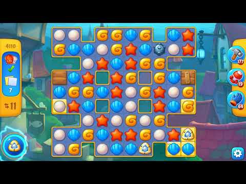 Fishdom level 4110 🐠 Playrix HD 👋😘✌