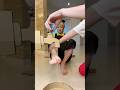 WASH ONE S FEET WITH CARDBOARD WATER Asmr