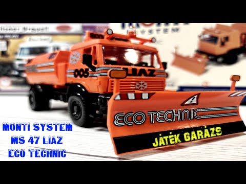 Játék Garázs - Monti System - Liaz Eco Technic - MS47 #01
