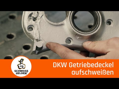 DKW Getriebedeckel aufschweißen | Aluminium Schweißen mit Erik Folge 4