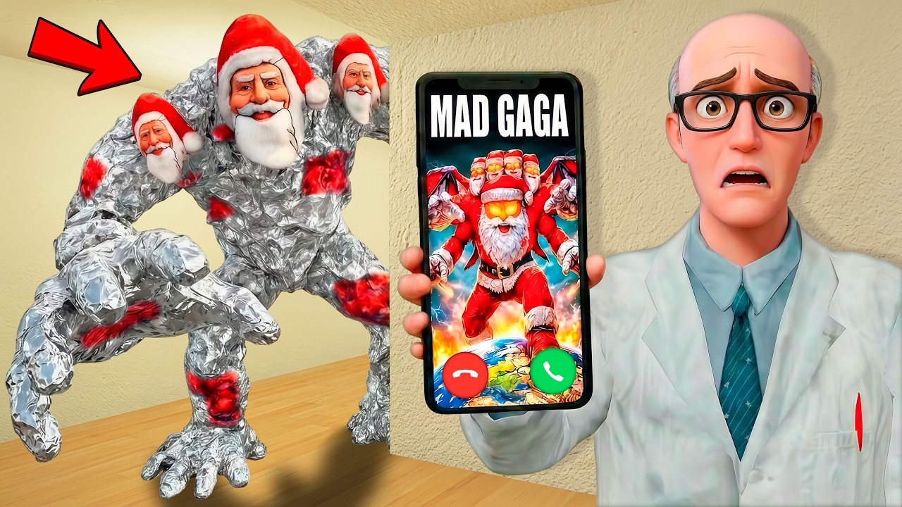 MAD GAGA CALLED ME FROM GOO GOO GAGA BOSS SANTA MEME In Garry's Mod
