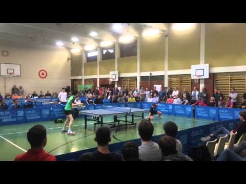 Swiss table tennis, LNB: Nicolas Simonet vs Denis Bernhard
