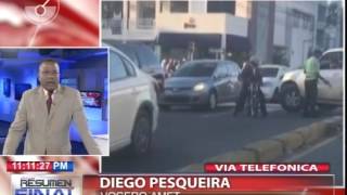 Diego Pesqueira dice agente AMET que disparo a goma de jeepeta será enviado a la justicia Diego Pesqueira dice agente AMET que disparo a goma de jeepeta será enviado a la justicia