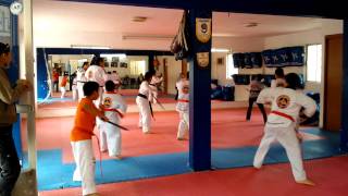 preview picture of video 'Practica de la Forma para el 16º Festival de Olimpo Taekwondo'