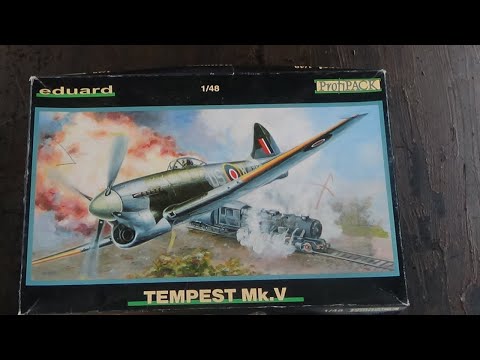 Inbox Review of the 1/48 Scale Hawker Tempest Mk V from Eduard