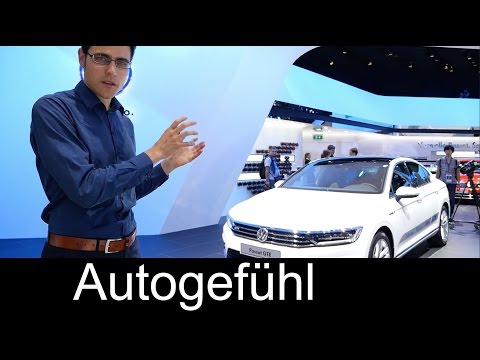 2015 all-new Volkswagen Passat GTE premiere & VW Passat B8 GTE Estate Variant Wagon tour