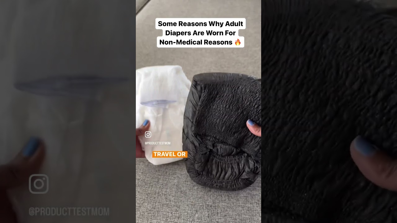 Understanding reasons why some adults wear diapers!  #diapers #incontinence  #bladder #adultdiapers