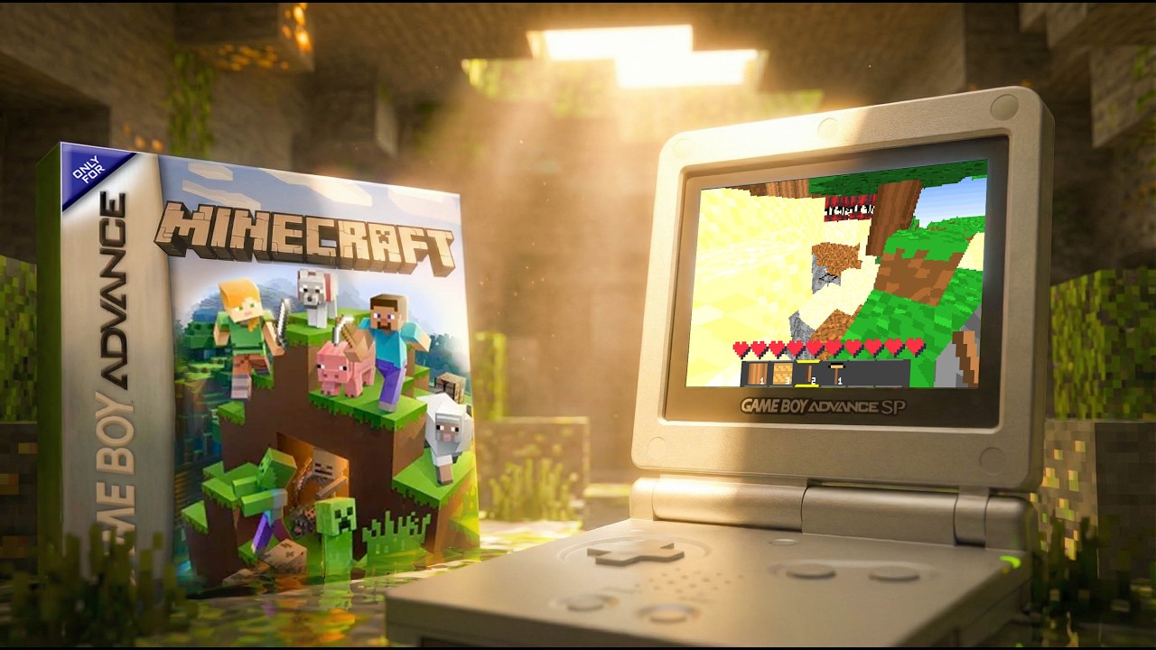 Minecraft GBA Survival Mode, Caves & More - YouTube