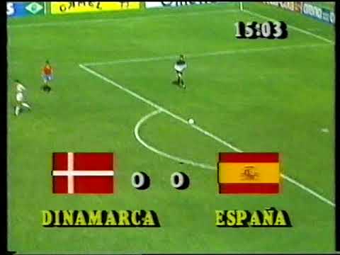 1986 World Cup Spain v Denmark
