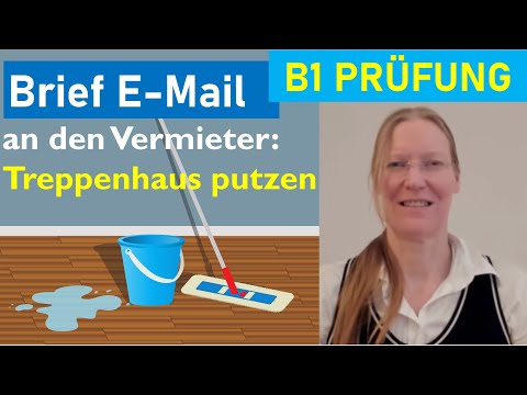 B1 E-Mail schreiben / Brief / Prüfung / 2024 / G.A.S.T. / DTZ / Deutsch lernen / learn German