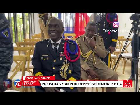 FLASH! DG PNH VLADIMIR PARAISON debake nan denye seremoni pou fen manda KPT a