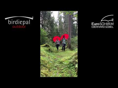 EuroSCHIRM | birdiepal outdoor trekking umbrella in use