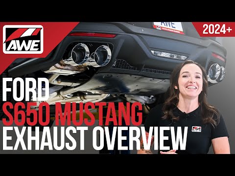 AWE Catback Exhausts for Ford S650 Mustang GT & Dark Horse