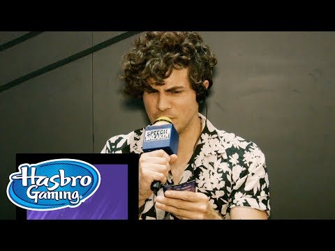 لعبة صوت التشويش بالميكروفون ذات  سماعة الإلكترونية من هاسبرو video
