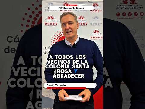 🏛️ Diputados aprobó la reforma de la Carta Orgánica de Colonia Santa Rosa