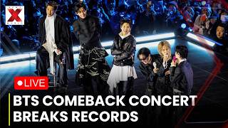 Download lagu BTS Concert LIVE : BTS comeback concert breaks records with unforgettable performances | NewsX World mp3 Download lagu BTS Concert LIVE : BTS comeback concert breaks records with unforgettable performances | NewsX World mp3