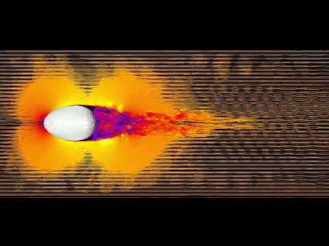 DNS CFD Simulation of Egg. FluidX3D