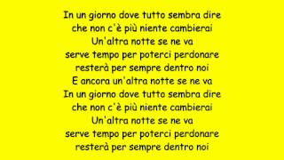 ZERO ASSOLUTO - un&#39;altra notte se ne va (TESTO) &quot;