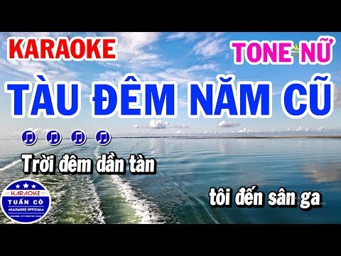 Karaoke Tàu Đêm Năm Cũ Tone Nữ Abm Nhạc Sống Rumba | Tuấn Cò Karaoke