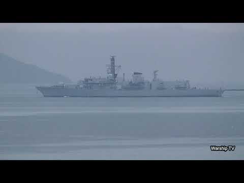 HMS LANCASTER F229 IN PLYMOUTH SOUND - 17th June 2020