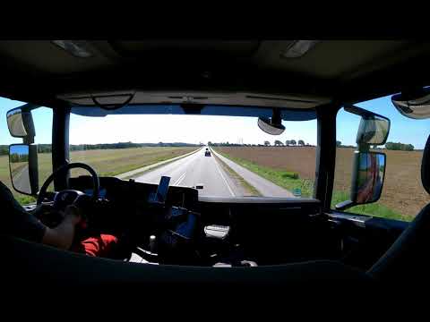 Cabin View - Max Lens Mod - Slagelse/Næstved - Scania P410 Car Carrier - 02-09-2021