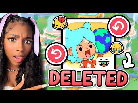 I DELETED TOCA LIFE WORLD 💔