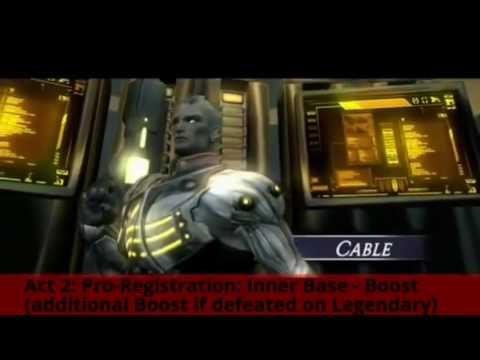 Marvel Ultimate Alliance 2 Act 2 Pro-Registration Chapters All Collectibles/Items Guide