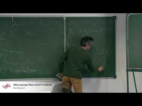 Eric Vasserot: Affine Springer fibers and G1T modules