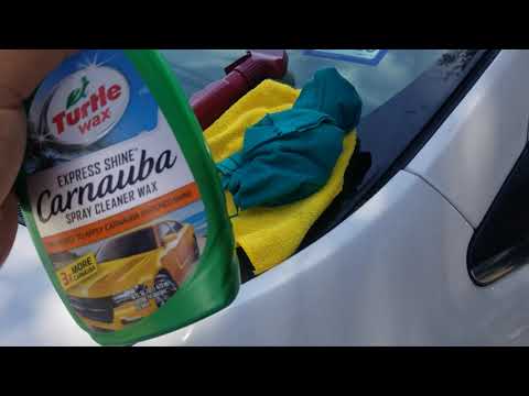 Turtle wax carnauba express shine spray cleaner wax review