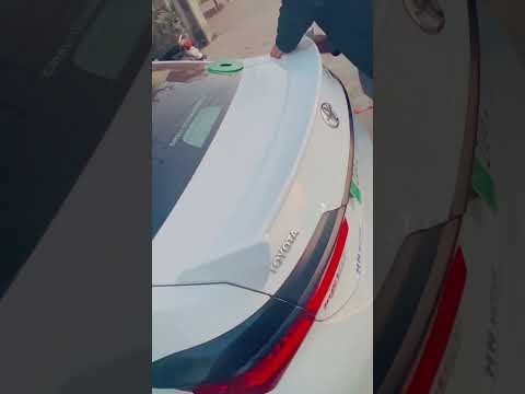 Trd spoiler installation #shorts #viral #shortsvideo #accessories #toyota
