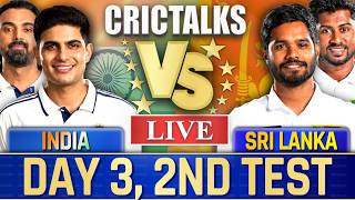 🔴 Live: India vs Sri Lanka, Day 3, 2nd Test, Live Cricket Match Commentary, Scores Last 15 Over