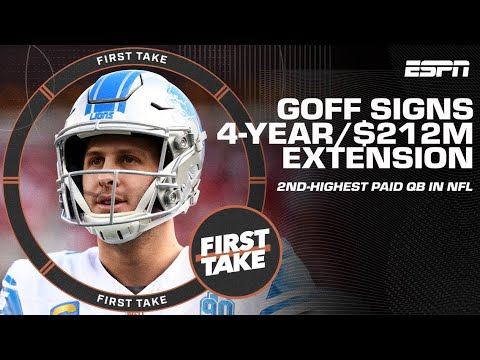 Jets vs. 49ers in Week 1 ???? + Lions make Jared Goff 2nd-highest paid QB in the NFL ???? | First Take