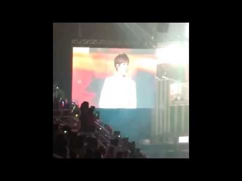 140706 Taemin, Jonghyun and Sunggyu singing 'Garota de Ipanema' - Music Bank in Brazil