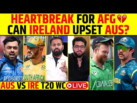 🔴AUSTRALIA VS IRELAND T20 WC LIVE: HEARTBREAK FOR AFGHANISTAN💔CAN IRELAND UPSET AUS?#t20worldcup2026