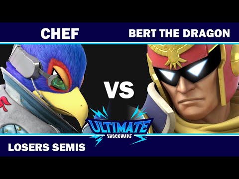 USW 185 - Losers Semis - Chef (Falco) VS Bert The Dragon (Captain Falcon) - SSBU