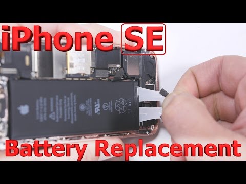 iPhone SE battery replacement in 3 minutes fix