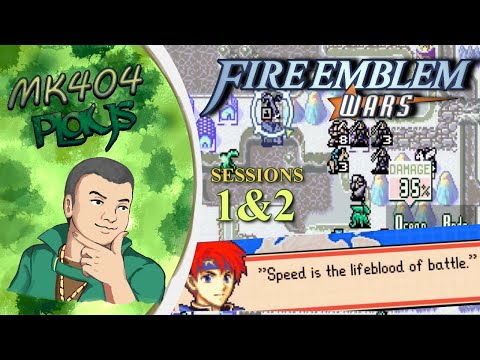MK404 Plays Fire Emblem Wars [Advance Wars 2 ROM Hack] | Stream Sessions 1 & 2 - Jet Wyverns