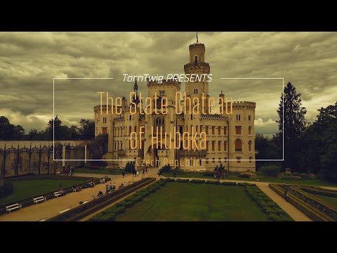 O Castelo Estadual de Hluboka DRONE 4K REPÚBLICA CHECA