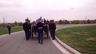 preview picture of video 'Ceremony for LT. Col. John M. Lovell and Patricia E. Lovell at Arlington National Cemetery part 1'
