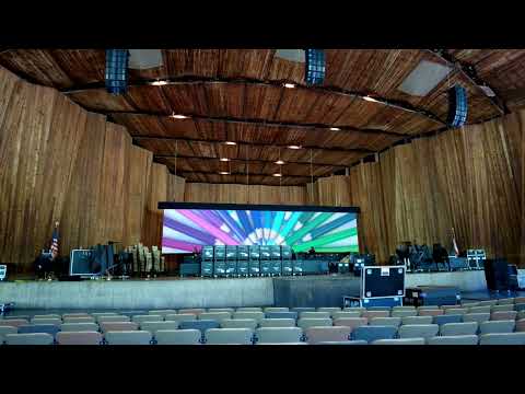384 Panel LED Wall Timelapse at Blossom Music Center