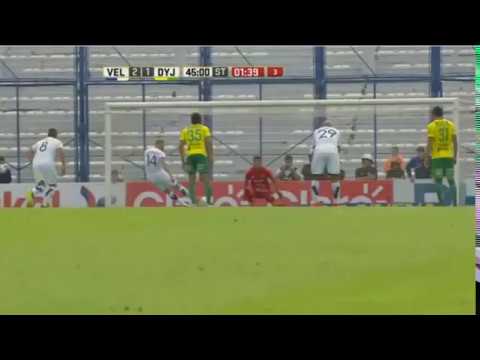 Gol de Maximiliano Caire - Velez 2 x 1 Def. y Justicia - Fecha 10 - Liga Argentina