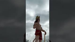 Famous Hanumanji Statue In Canada - Guess The Temp