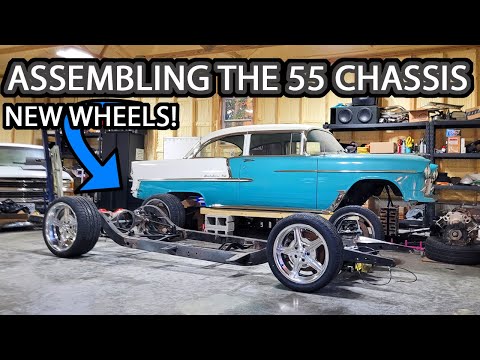 Assembling the Ridetech Air Ride Set Up with New Suspension Parts and Wheels