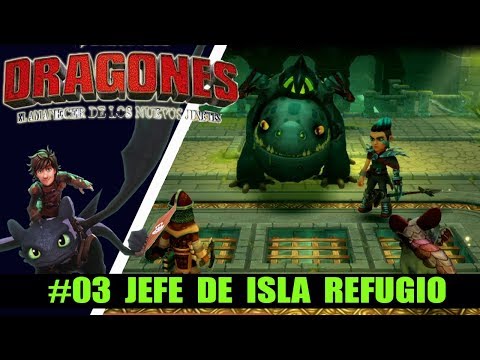 DRAGONES: EL AMANECER DE LOS NUEVOS JINETES | #03 jefe de Isla Refugio - Parche digievoluciona en...