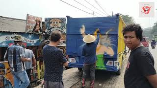 Download lagu Melukis bak truck airbrush(ibu ratu) mp3