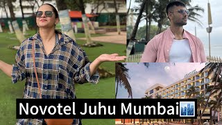 🏨 NOVOTEL HOTEL Juhu Beach MUMBAI full Tour✌️ (Room view , Gym , pool , Buffet).