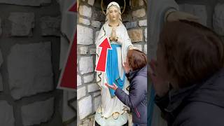 Quello che è successo alla statua vi lascerà senza fiato #incredibile #fede