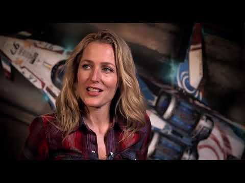 Gillian Anderson CGI VFX Behind The Scenes Star Citizen Squadron 42