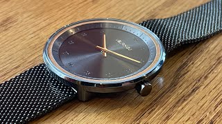 Steel and Wood Minimalist Watch - Vejrhøj Black and Gold